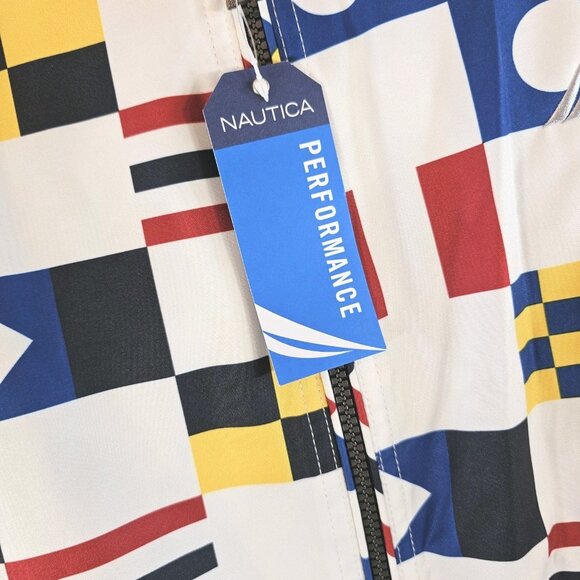 Nautica Multicolor Water Wind Resistant Stretch Bomber Jacket - Men's Size XL - Picture 9 of 12